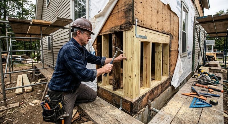 Damaged Framing Replacement in Conroe, TX