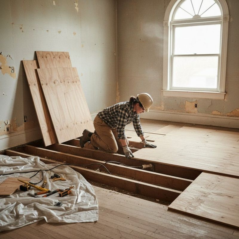 Local Subfloor Installation Service pros at work
